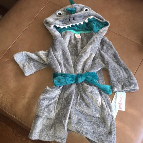 Cat & Jack Other - NWT DINOSAUR CAT AND JACK ROBE 2T/3T